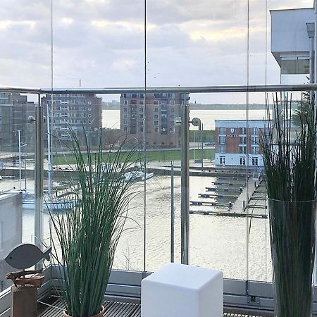 Ferienwohnung Port Marina Schlagseite Bremerhaven Exterior foto